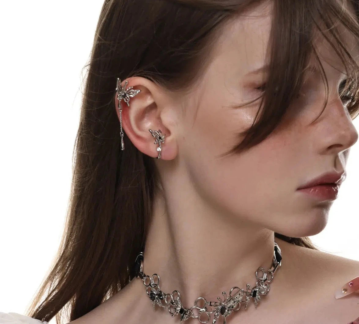Butterfly Ear Clips