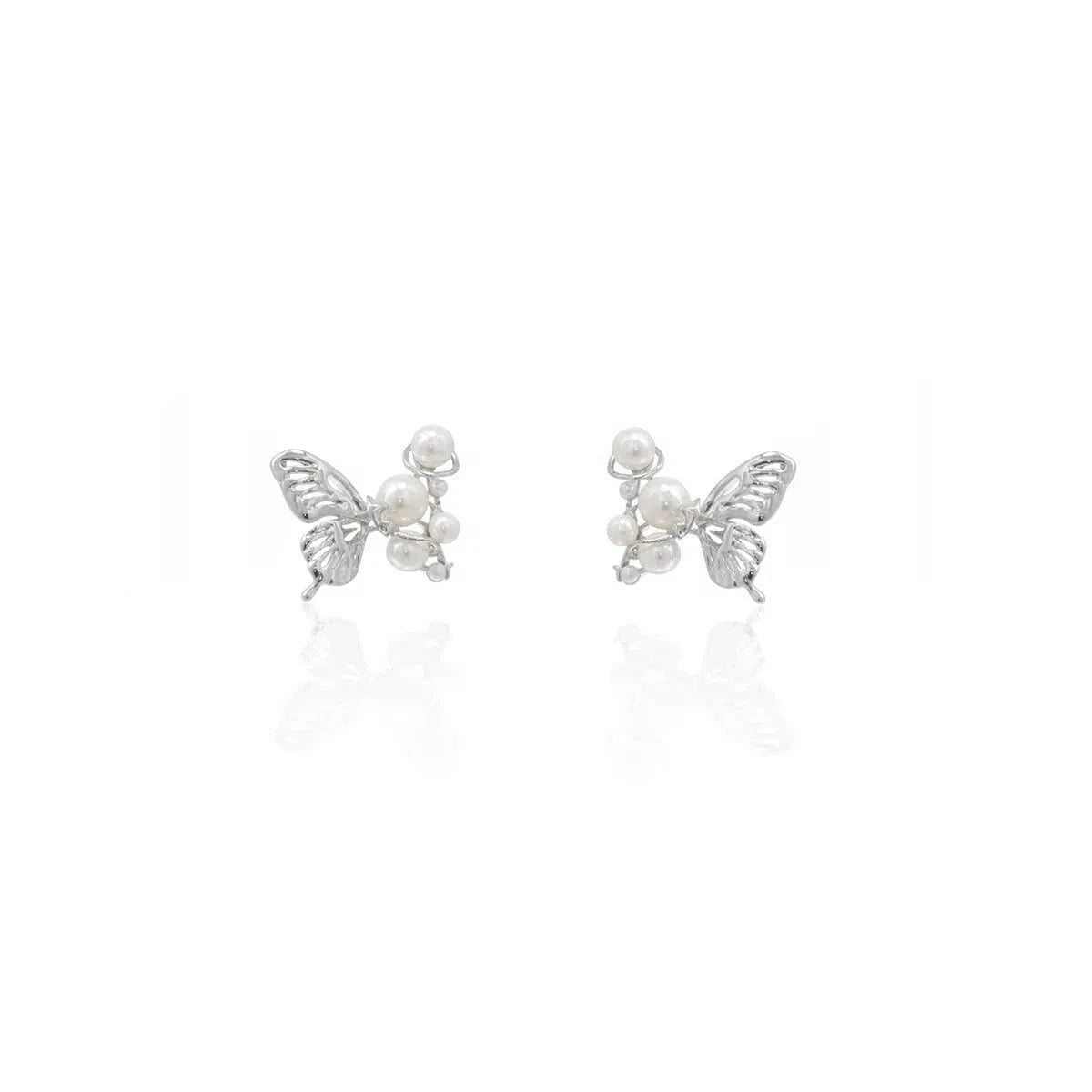 Butterfly Pearl Earrings