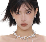 Butterfly Pearl Earrings