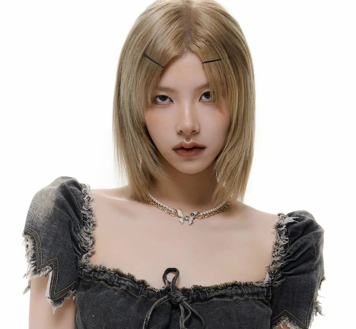 Butterfly Pearl Necklace