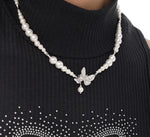 Butterfly Pearl Necklace