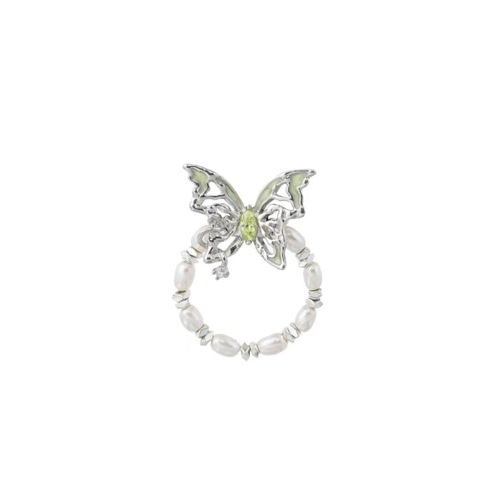 Butterfly Pearl Ring