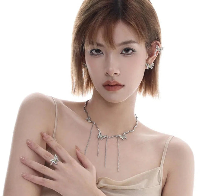 Butterfly Pearl Ring