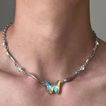 Butterfly Pendant Necklace