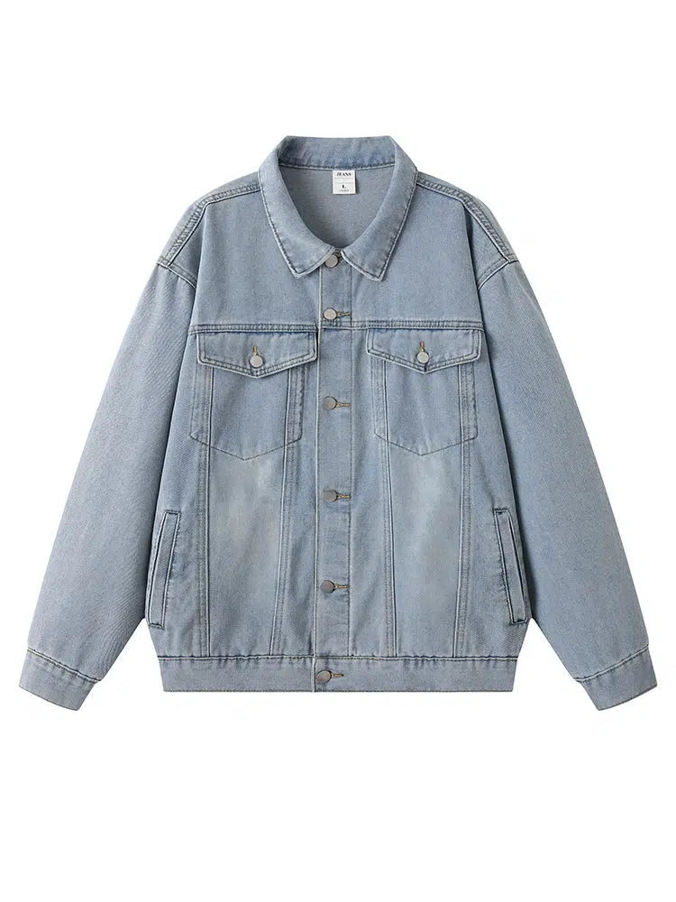 Button Front Denim Jacket