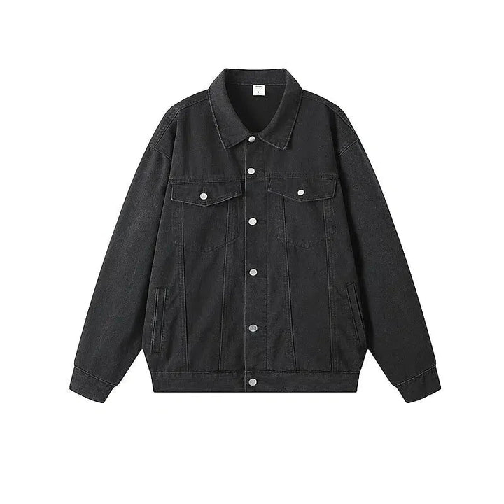 Button Front Denim Jacket