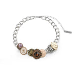 Button Necklace