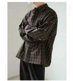 Button-Up Plaid Shirt