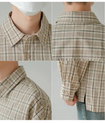 Button-Up Plaid Shirt