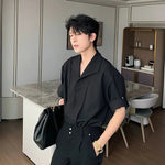 Button-Up Rolled Sleeves Shirt