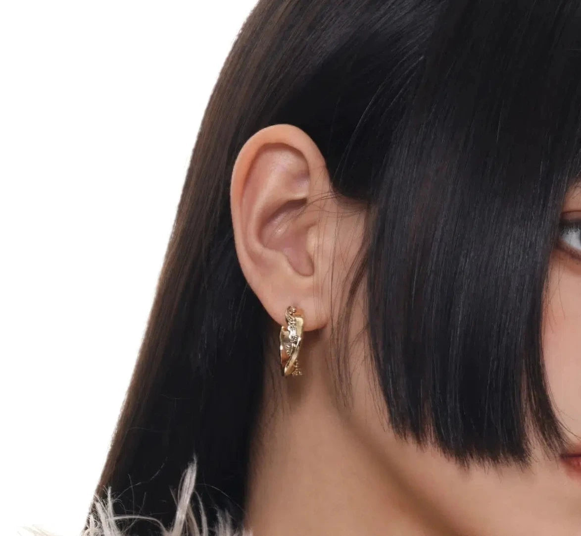 C-ring Earrings