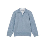 Cable Knit Collared Sweater