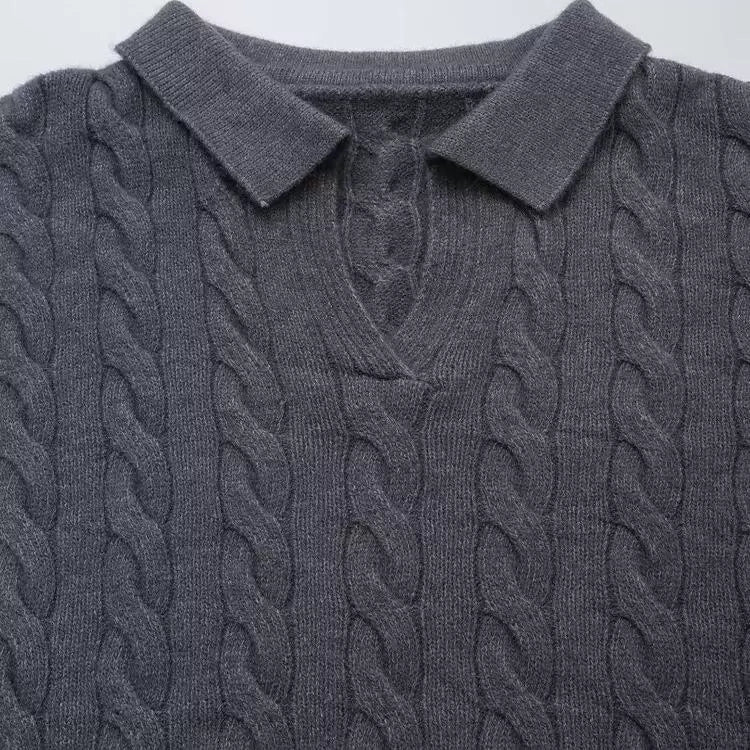 Cable Knit Sweater and Pants Set