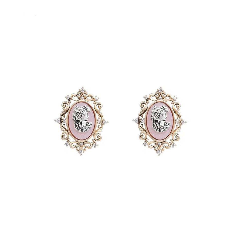 Cameo Stud Earrings