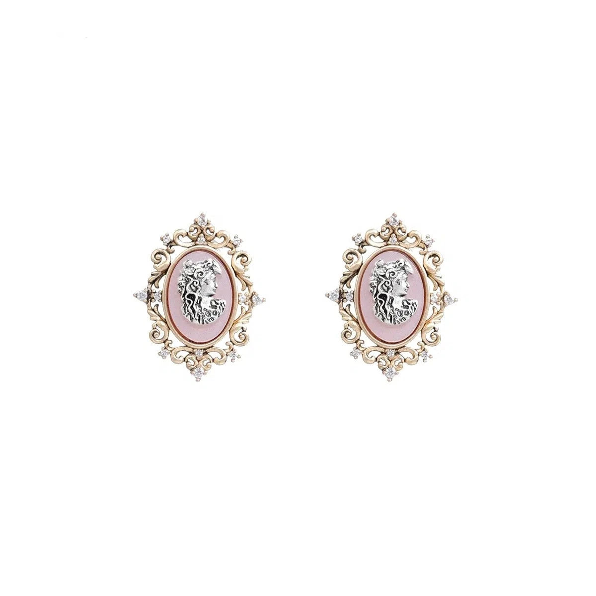 Cameo Stud Earrings