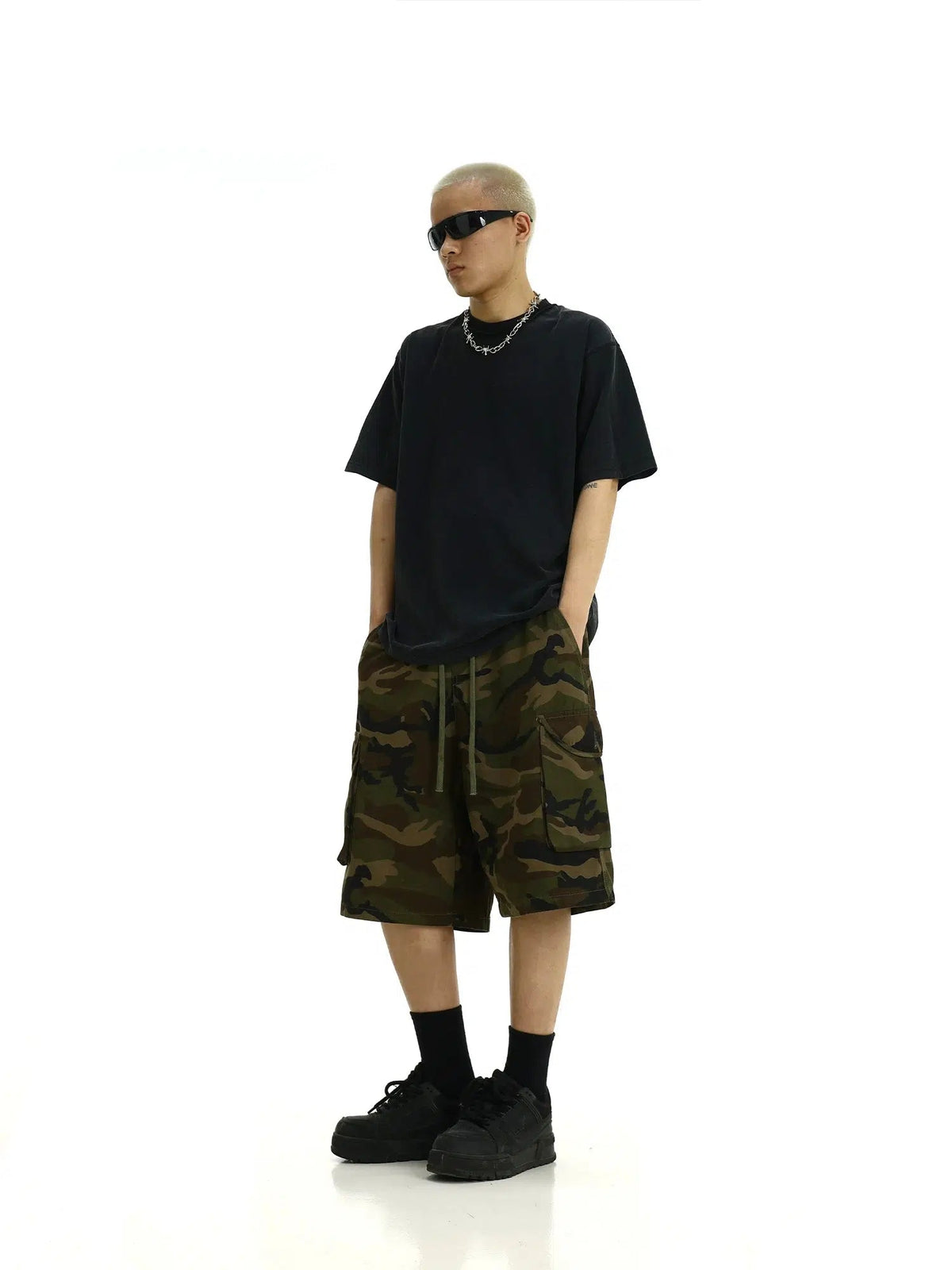 Camo Cargo Casual Shorts