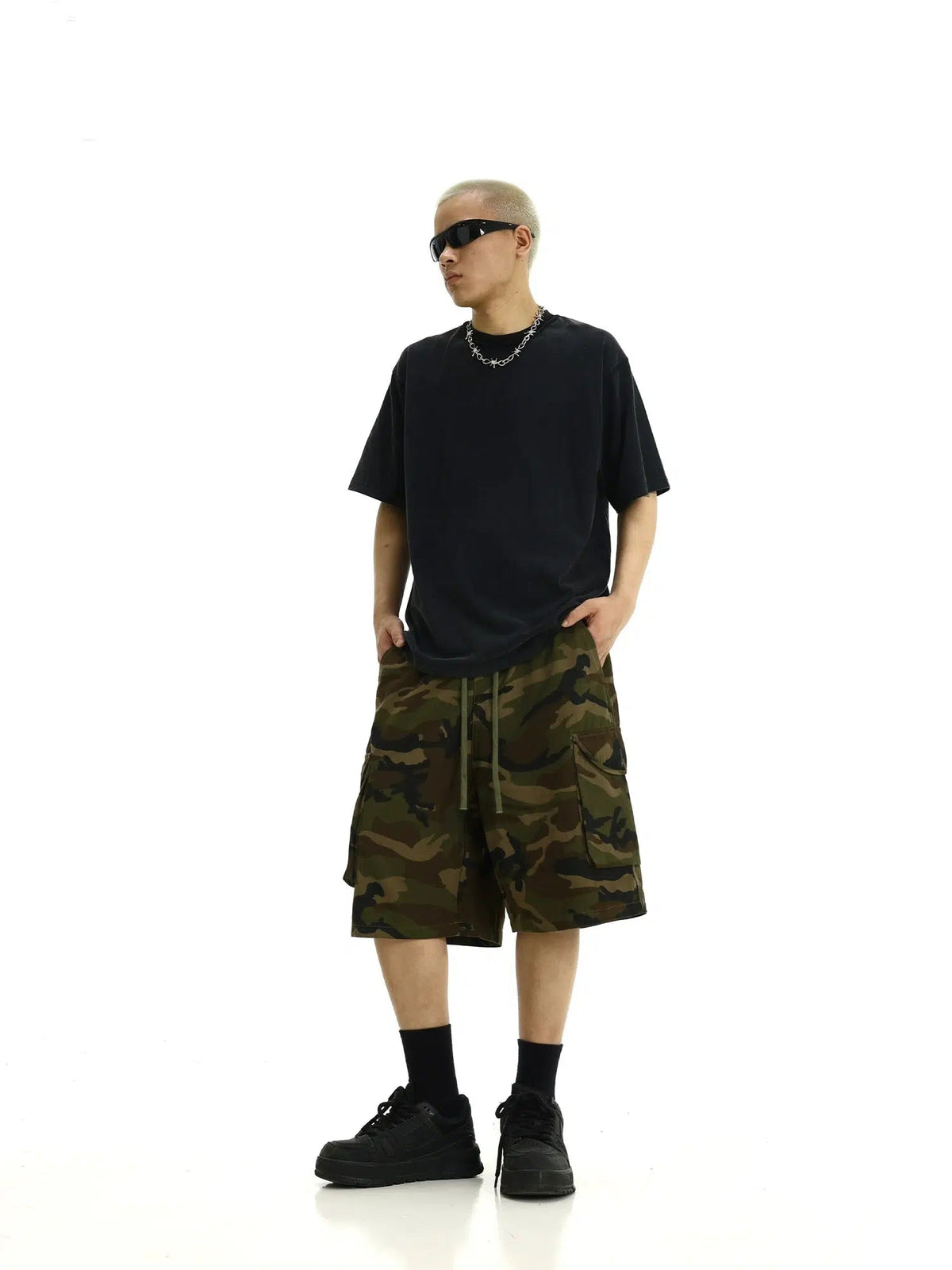 Camo Cargo Casual Shorts