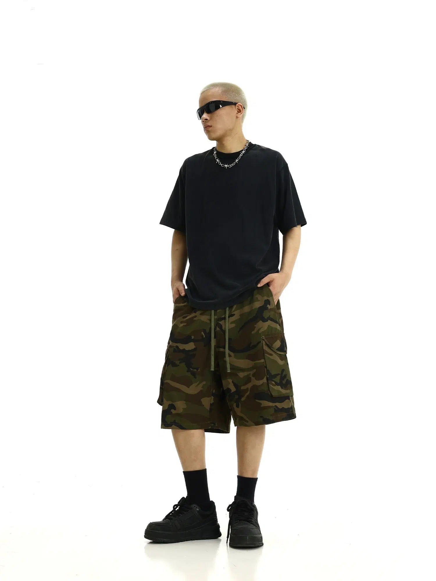 Camo Cargo Casual Shorts