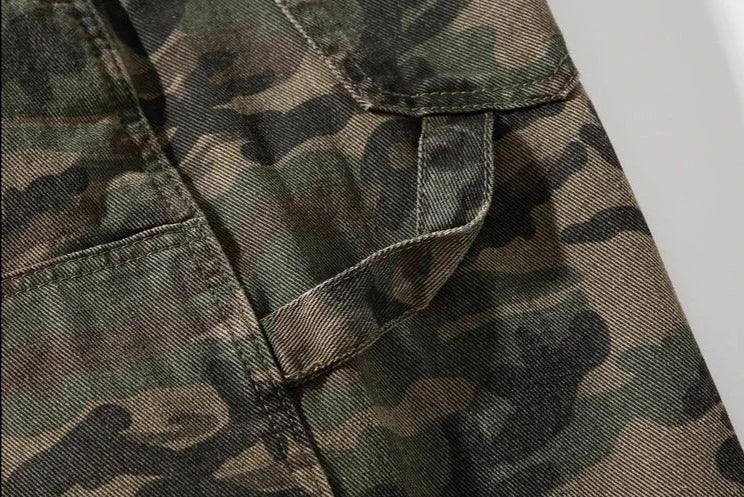 Camo Straight-leg Jeans