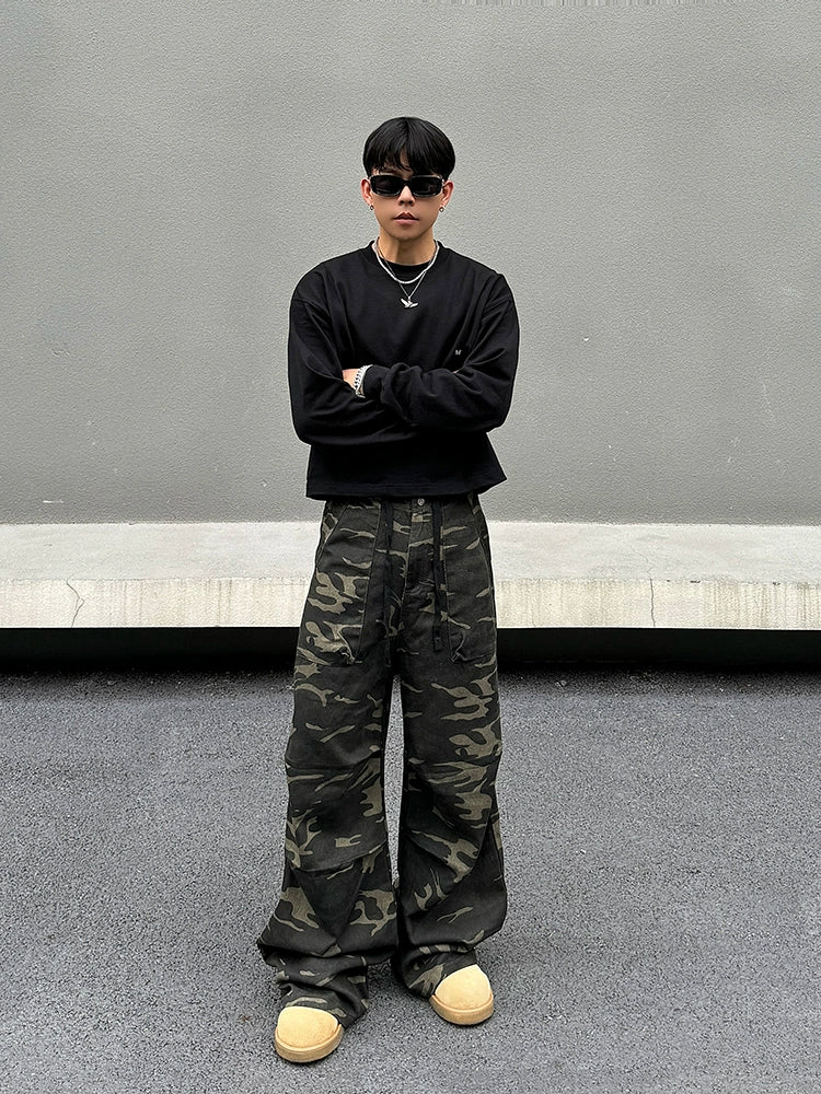 Camouflage Pattern Casual Pants