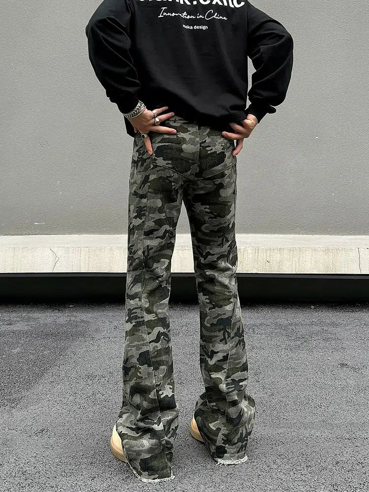 Camouflage Patterned Pants