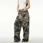 Camouflage Wide leg Jeans