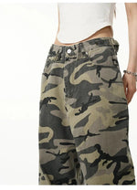 Camouflage Wide leg Jeans