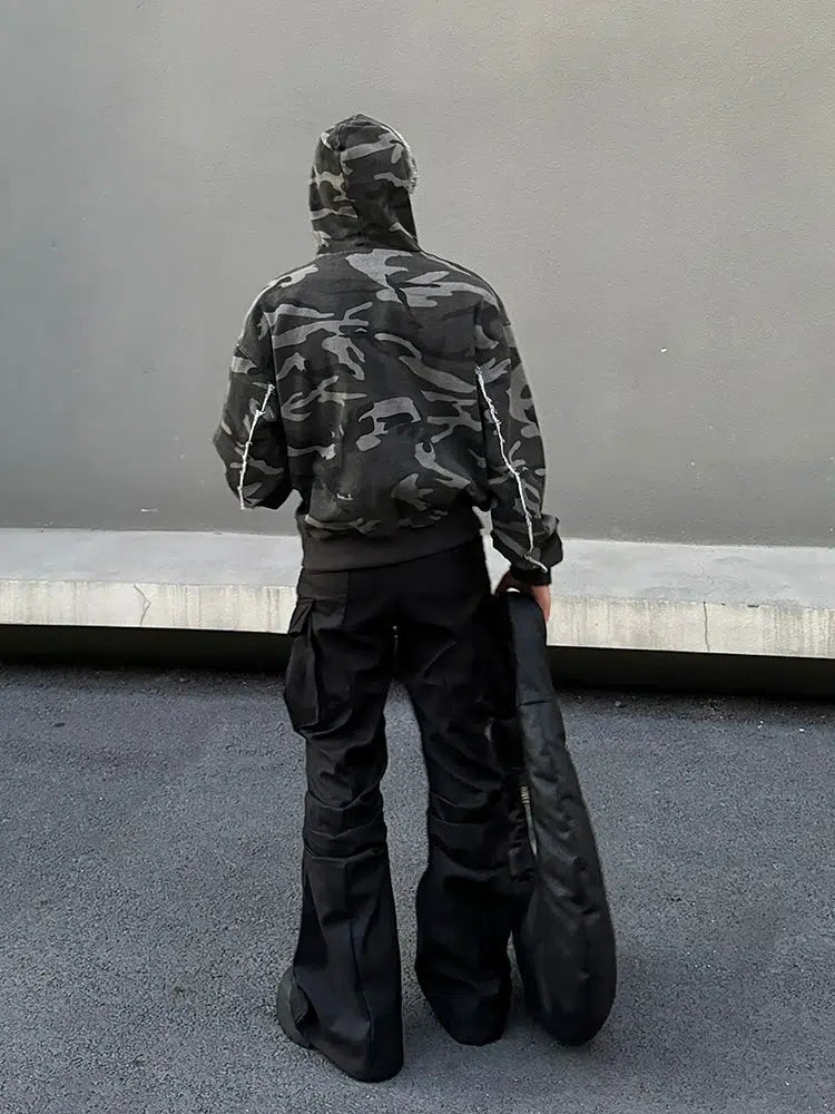 Camouflage Zip-up Hoodie