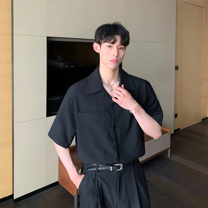Camp Collar Shirt with Pockets