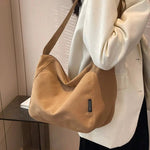 Canvas Bucket Shaped Bag