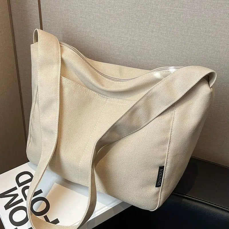 Canvas Bucket Shaped Bag