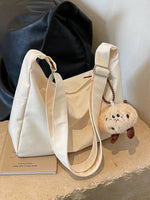 Canvas Crossbody Dumpling Bag