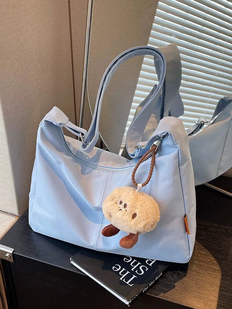 Canvas Crossbody Dumpling Bag