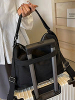 Canvas Leather Backpack