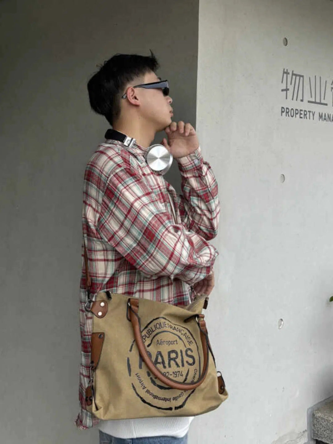 Canvas Shoulder Bag