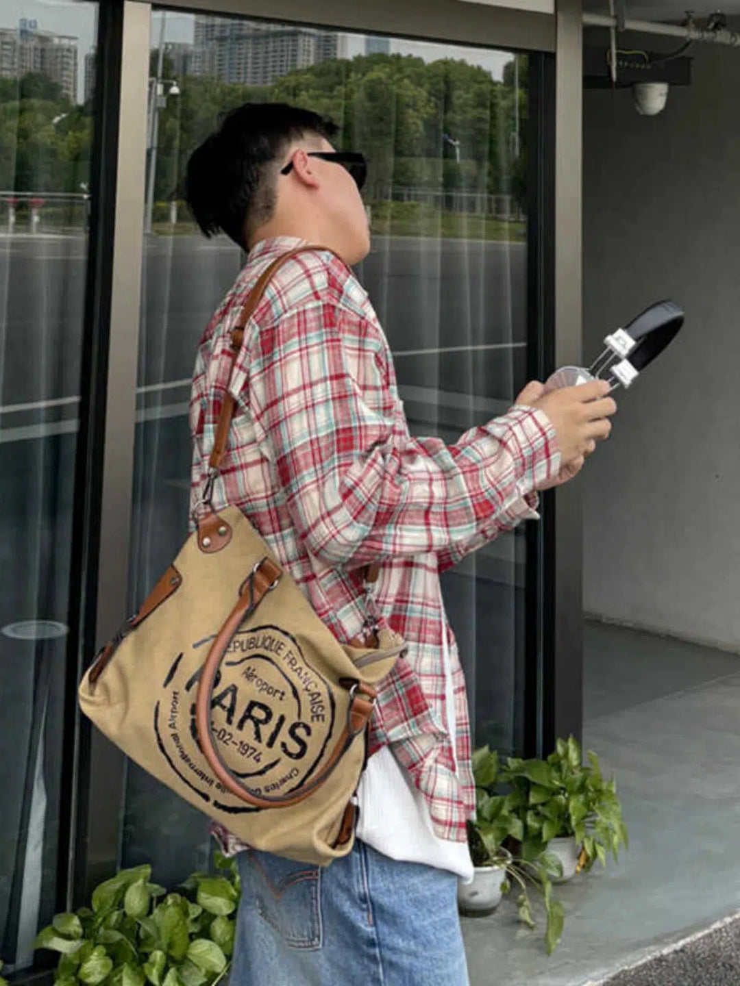 Canvas Shoulder Bag