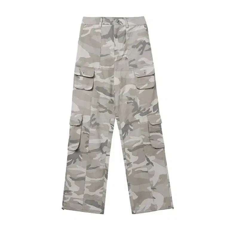 Cargo Gray Camouflage Pants