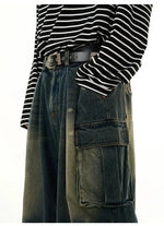 Cargo Knee-Length Jeans