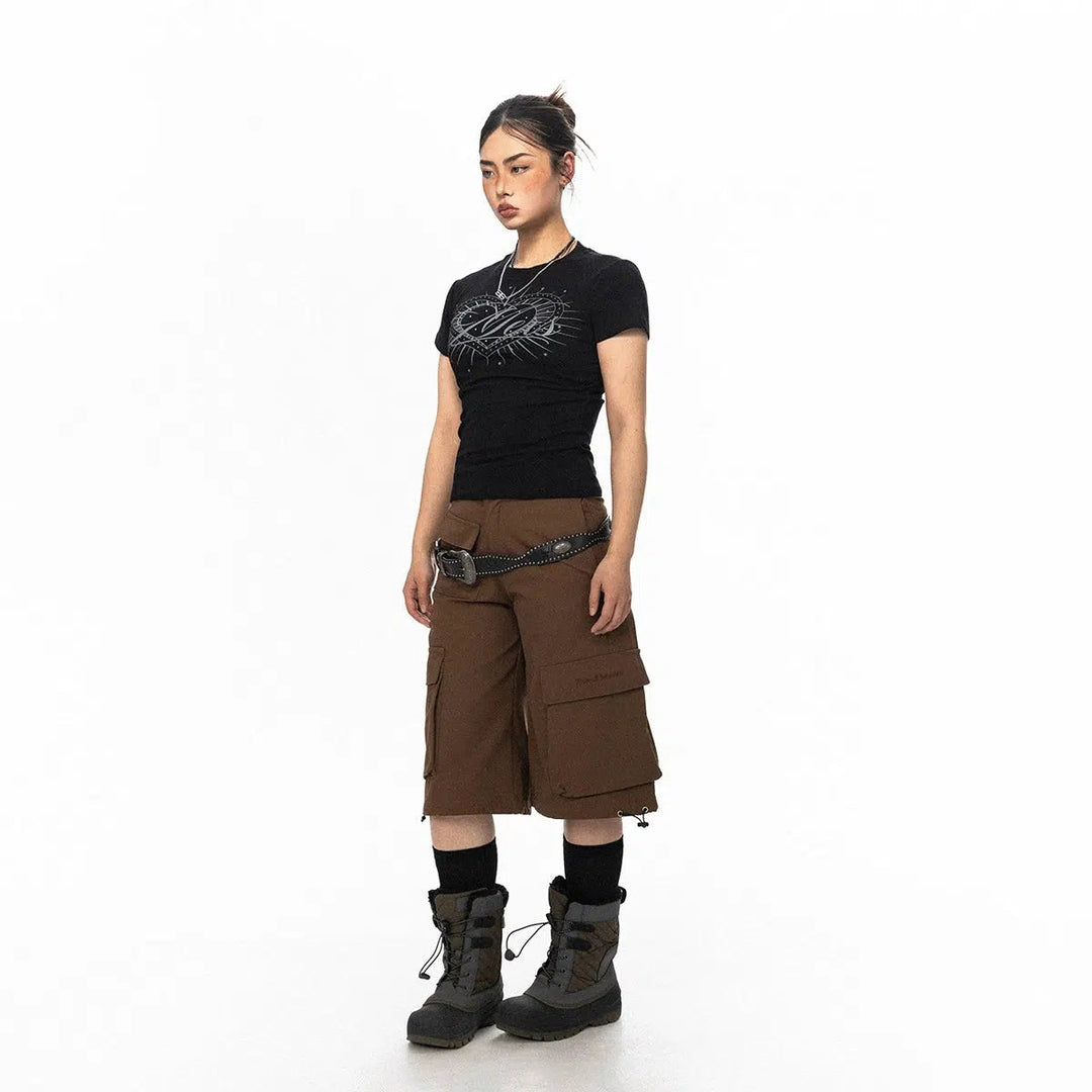 Cargo Shorts with Large Pockets