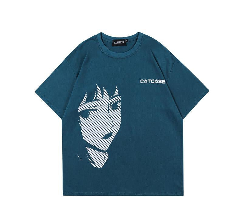 Cartoon Anime Printing Short-sleeved T-shirt