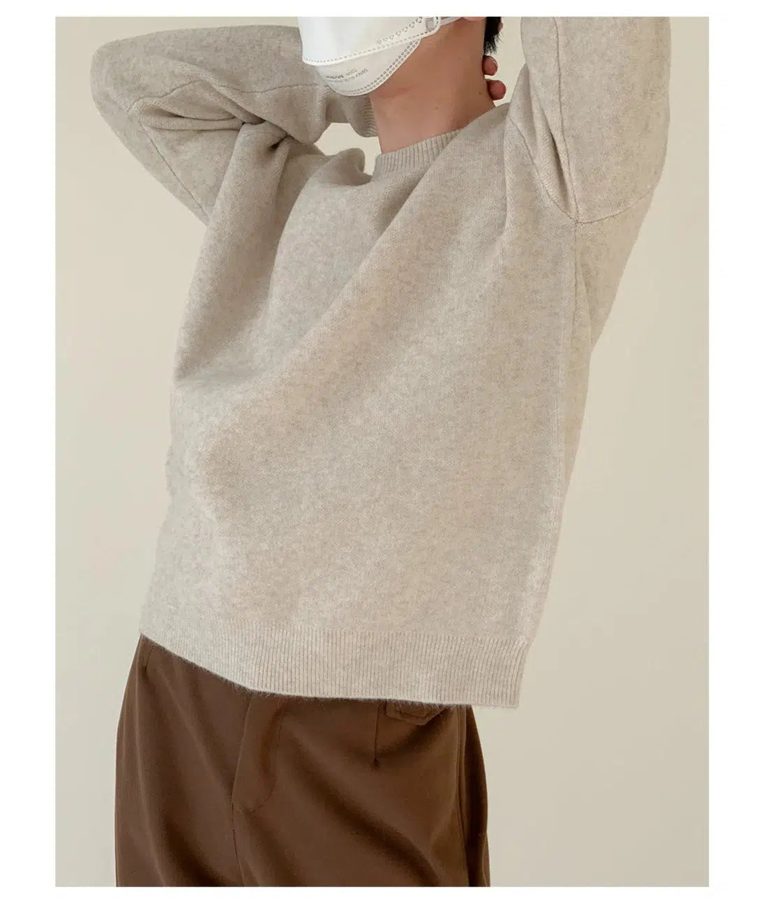 Cashmere Crew Neck Base Sweater