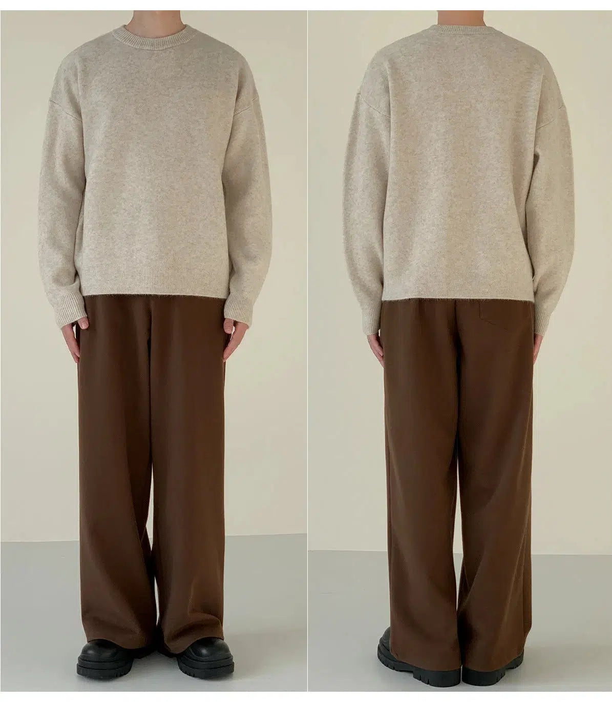 Cashmere Crew Neck Base Sweater