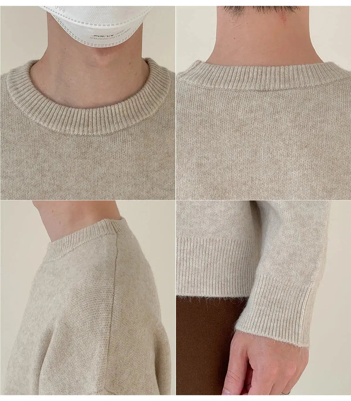 Cashmere Crew Neck Base Sweater