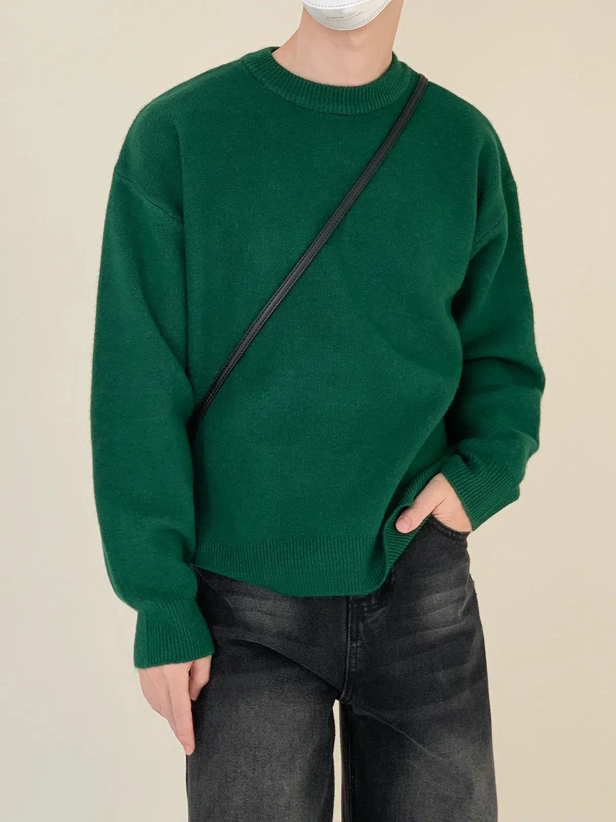 Cashmere Crew Neck Base Sweater
