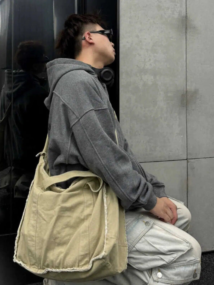 Casual Adjustable Strap Messenger Bag
