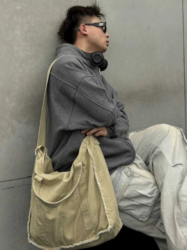 Casual Adjustable Strap Messenger Bag