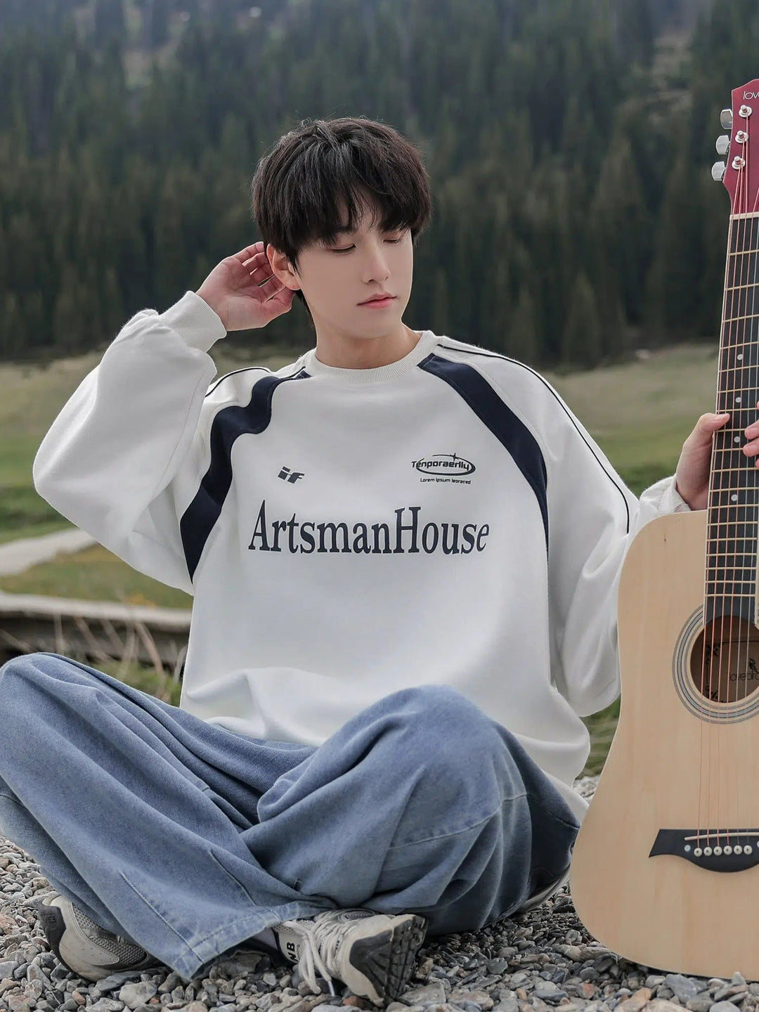 Artistic Hooded Sweatshirt