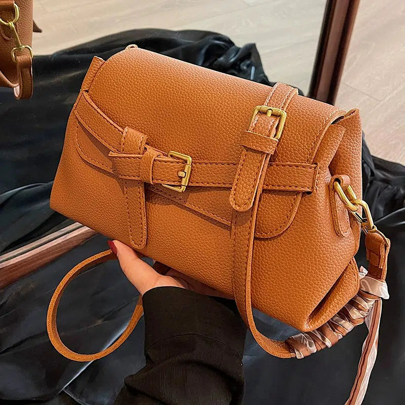 Casual Buckle Small Square Shoulder Bag