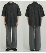 Casual Button-Up Denim Shirt