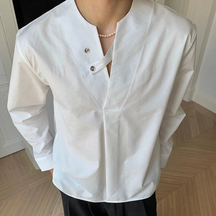Casual Button-Up Long Sleeve Shirt